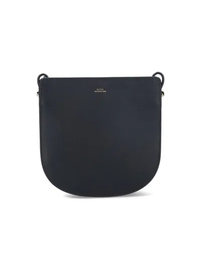 Apc A.p.c. Geneve Shoulder Bag In Black