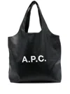 Apc A.p.c. Ninon Black Media Tote Bag Women In Black