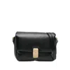 Apc A.p.c. Grace Leather Crossbody Bag In Black