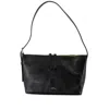 Apc A.p.c. Calfskin Shoulder Bag With Top Handle In Black