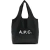 Apc A.p.c. Ninon Canvas Tote Bag In Black