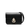Apc A.p.c. Structured Cowhide Leather Shoulder Bag In Black
