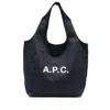 Apc Tote Bags A. P.c. Woman Color Blue In Black