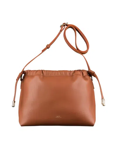 Apc Mini Ninon Shoulder Bag In Brick