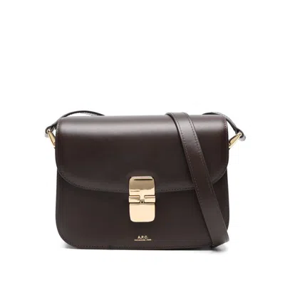 Apc Crossbody Bags A. P.c. Woman Color Brown
