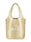 Apc A.p.c. Ninon Shopper Bag - Synthetic - Gold In Gold