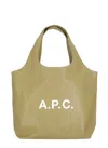 Apc Ninon Shopping Bag In Green