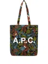 Apc A.p.c. Women Lou Printed Reversible Tote Bag In Multicolour