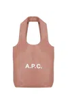 Apc Pink Ninon Small Tote In Pink