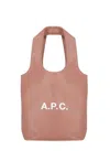 Apc Pink Ninon Small Tote In Pink