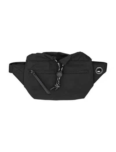 Apc Reset Technical Fabric Belt Bag In Black