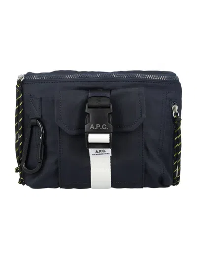 Apc A.p.c. Banane Trek Shoulder Bag In Dark Navy