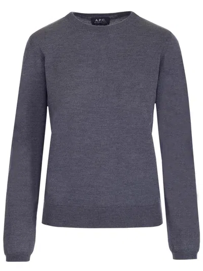 APC BASIC PULLOVER KNITWEAR GREY