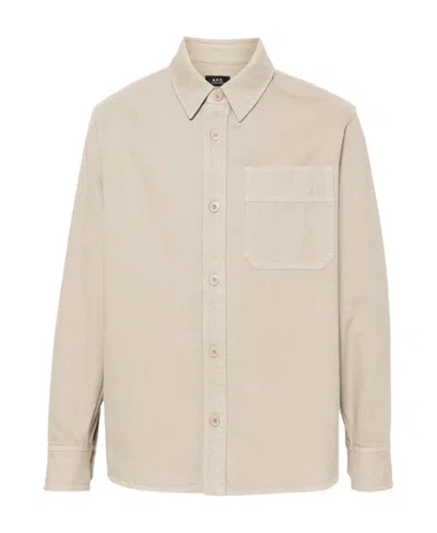 APC A.P.C. BASILE BUTTON-UP OVERSHIRT