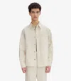 Apc Basile Brodée Poitrine Overshirt Xl Aac In Aac - Off-white