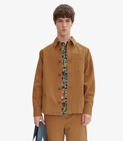APC BASILE BRODÉE POITRINE OVERSHIRT M CAB