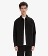 Apc Basile Brodée Poitrine Overshirt Xl Lzz In Lzz - Black