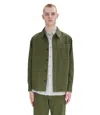 Apc Basile Cavalier Overshirt In Jaa - Khaki