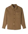 A.p.c. Shirts In Brown
