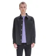 Apc Basile Overshirt In Iak - Dark Navy Blue