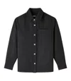 Apc Basile Overshirt In Lad - Charcoal Gray