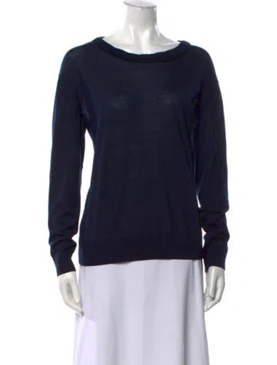 Pre-owned Apc Bateau Neckline Sweater In Blue