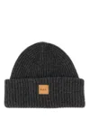 Apc Beanie Hat With Logo In Gray