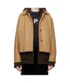 Apc Tan Becca Jacket In Brown