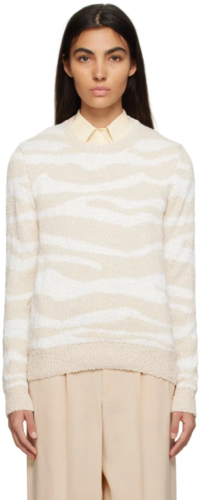 Apc Beige Alastor Jumper In Aad Ecru
