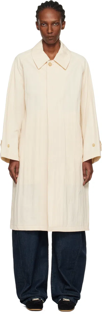 Apc Beige Amy Mac Trench Coat In Sand
