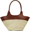 Apc Beige & Brown Tanger Basket Tote In Cad Noisette