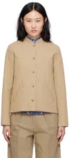 Apc Aurore Jacket In Baa Beige