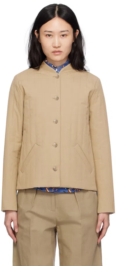 Apc Aurore Jacket In Baa Beige