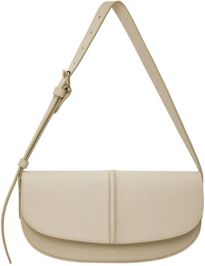 Apc Beige Betty Shoulder Bag In Aah Cream