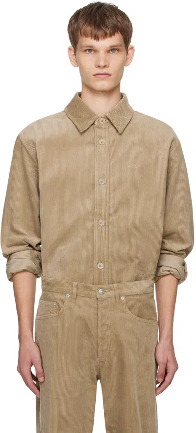 APC BEIGE BOBBY SHIRT