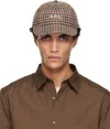 Apc Houndstooth-pattern Baseball Cap In Gray
