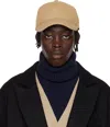 Apc Beige Charlie Baseball Cap In Bac Dark Beige