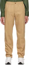 Apc Beige Chuck Trousers In Bac Dark Beige
