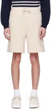 Apc Beige Colorado Shorts In Aad Ecru