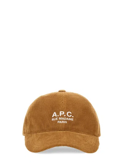 APC A.P.C. BEIGE COTTON HATS