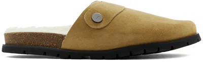 Apc Beige Danny Mules In Bag Sand