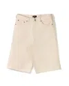 Apc A.p.c. Beige Five-pocket Shorts With Hammer Loop In Pink