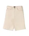 Apc A.p.c. Beige Five-pocket Shorts With Hammer Loop In Neutral
