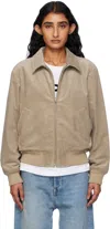 Apc Beige Giles Jacket In Neutral