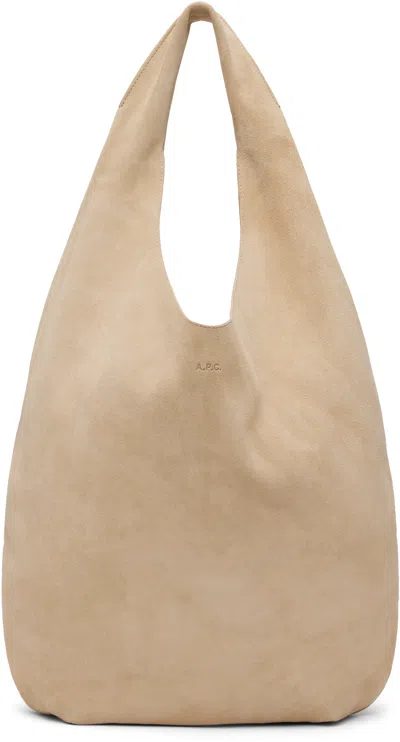 Apc Beige 'le Neige' Bag