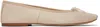 Apc Beige Leah Ballerina Flats In Baa Beige