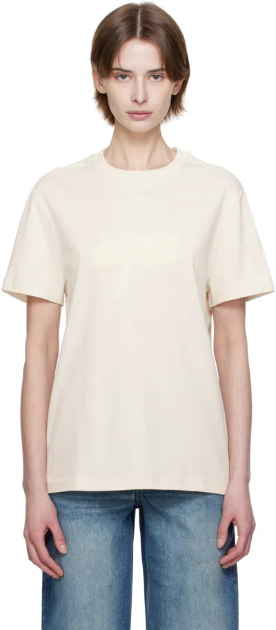 Apc Beige Lenny T-shirt In Aae Mastic