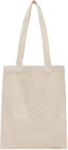 Apc Beige Lou Chainette Tote In Aad Ecru