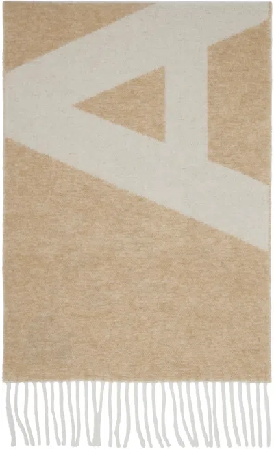 Apc Beige Malo Scarf In Neutral