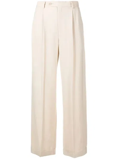 Apc A.p.c. Beige Melissa Wide-leg Pants
